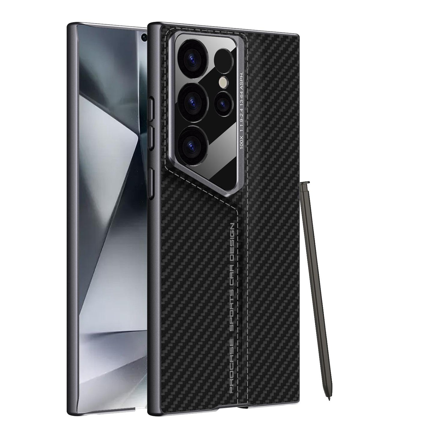 For Samsung S24Ultra S23Ultra Case, Blade Point Leather, Luxury Elegant Phone Case Camera Protection Shockproof Hard Full Cover