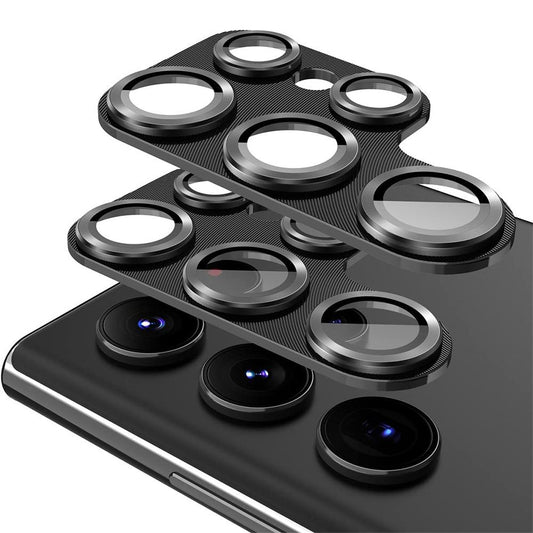 1 Piece Metal Camera Lens Protective For Samsung S24 S23 Ultra S22 Plus Aluminum Alloy Lens Glass Screen Protector Film Accessories