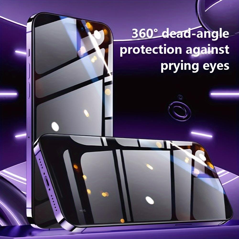 360° Privacy Guard Tempered Glass Screen Protectors - 360° Full Coverage - for IPhone 16ProMax 16 15 14 13 12 11 XS XR X Plus Pro Max - Anti-Scratch, Anti-Peeping Security