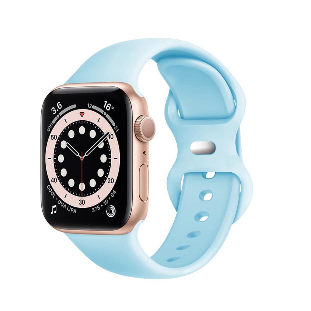 Silicone Strap for Apple Watch Band Ultra 49mm 45/44/42mm Watchbands 41/40mm iwatch Rubber Sport Bracelet on iWatch Series 76543