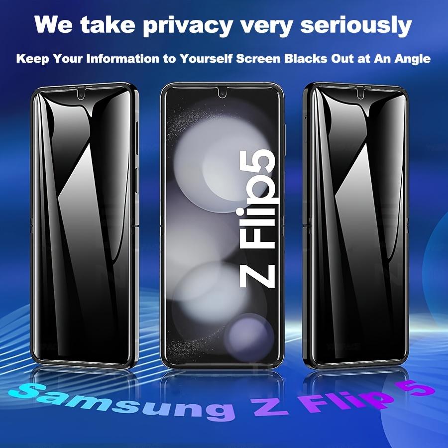 Privacy Anti Glare Peep Hydrogel Protective Film For Samsung Galaxy Z Flip 6 5 4 3 Flip6 Flip5 Flip4 Flip3 Full Cover Screen Protector