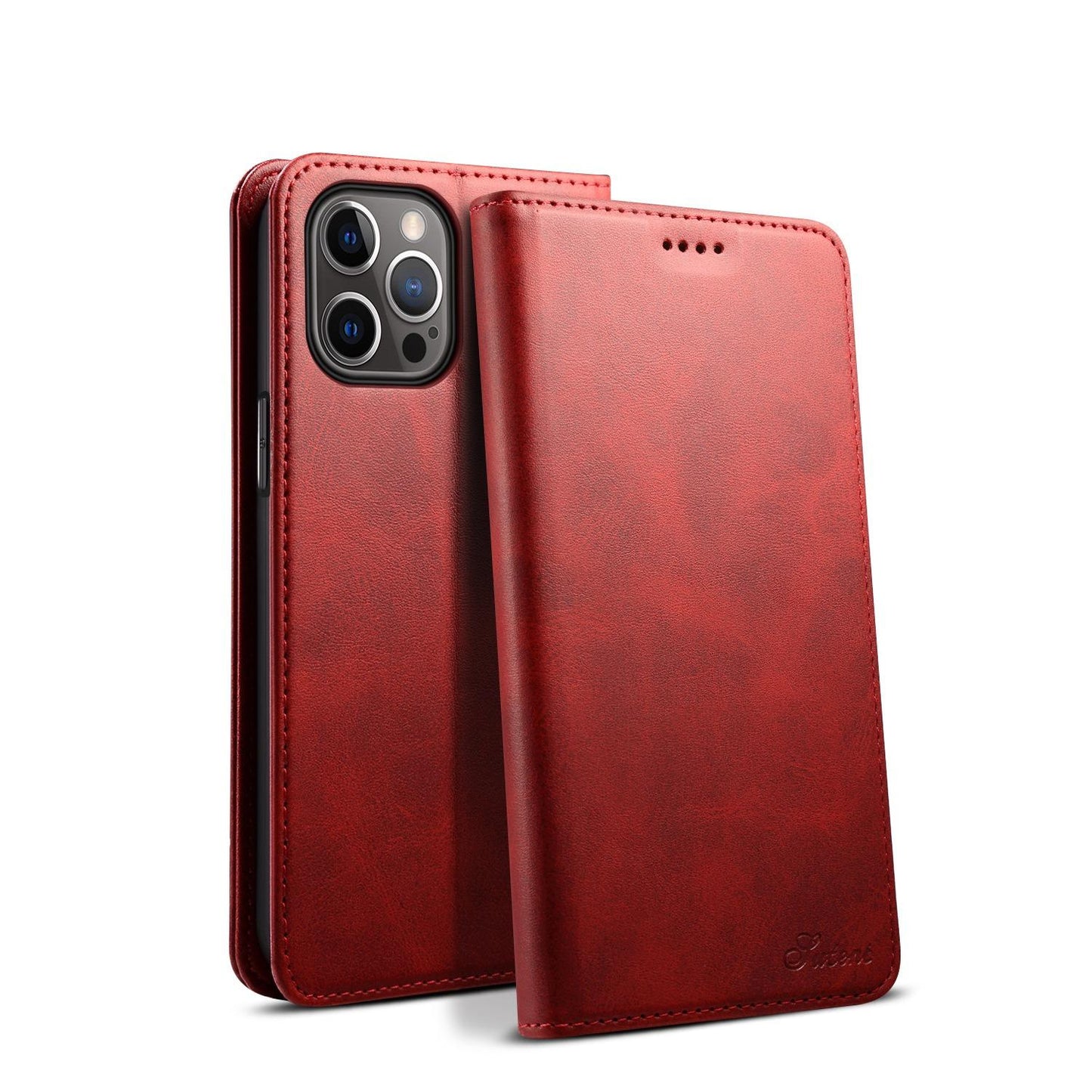 For iPhone 16ProMax 16 15 14 13 12 11 X/XS XR XSMax Phone Case, Smooth Surface Flip Wallet Case For Women Men Durable Faux Card Slot Leather Kickstand Magnetic Clasp Shockproof Phone Case