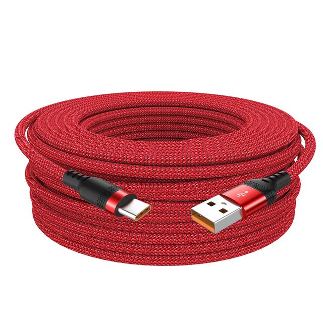 Extended 3-Meter Type-C USB Android 5A Super- Charging Cable Suitable For Samsung Huawei, Xiaomi, Vivo, Phone Data Cable