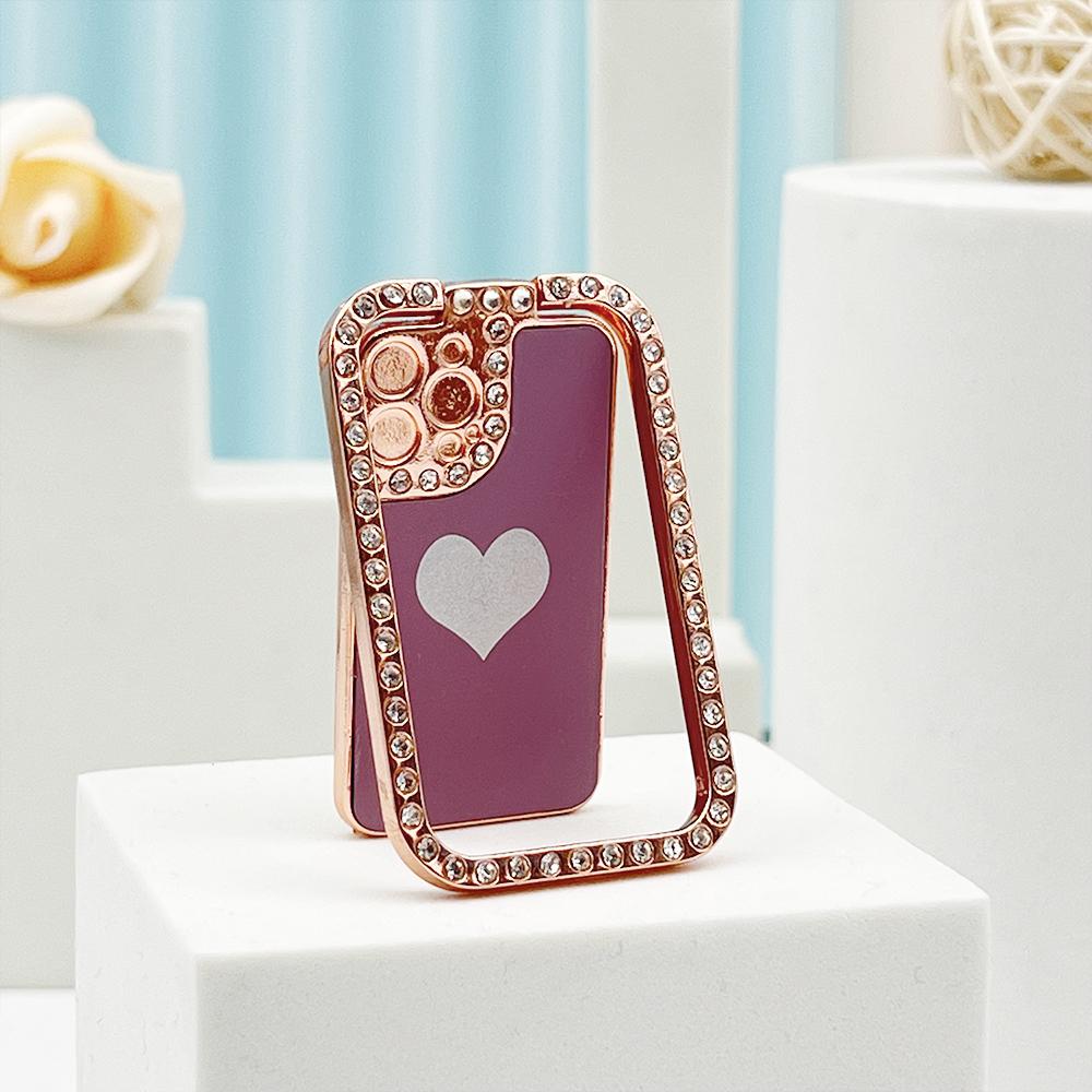 Phone Case Mouse Head Plating Bear Teddy Ring Small Phone Stands