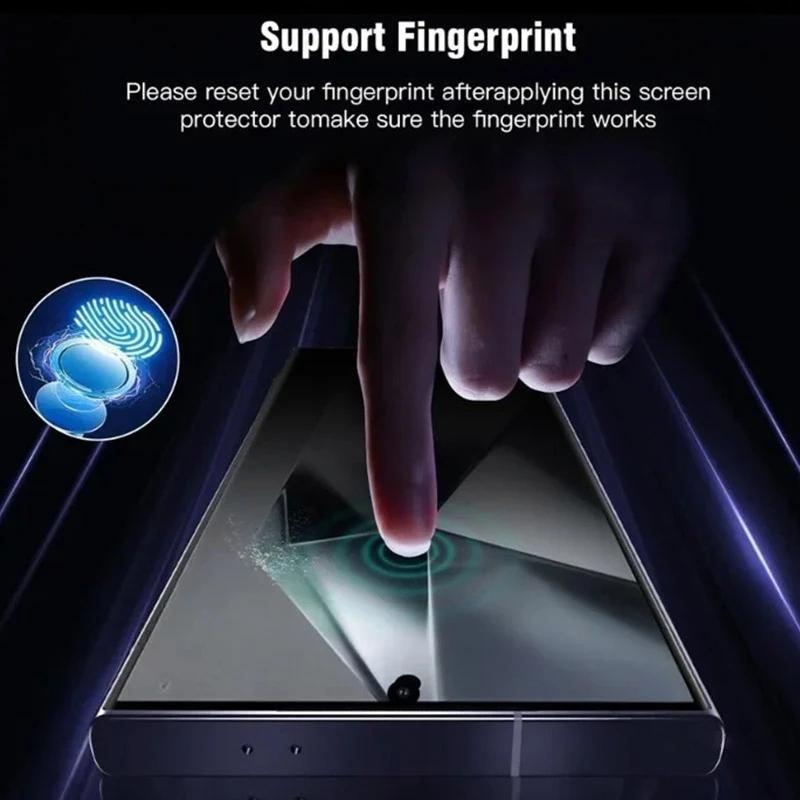 2 Pieces Easy Installation Tempered Glass For Samsung S25 S24 S23 S22 S21 Note20 S20 FE A55 A54 A53 A15 A13 A14 A15 A52 A12 A51 A24 A34 A25 A35 Screen Protector