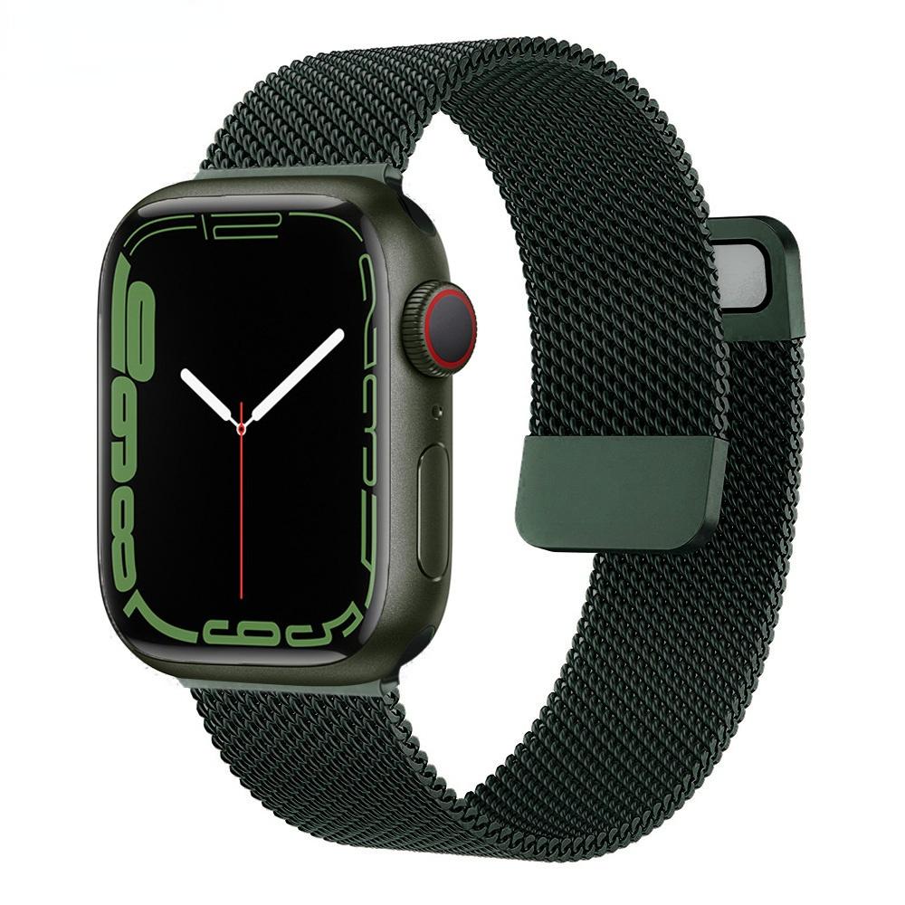 Milanese Loop Band for Apple watch Ultra 8 7 6 5 4 SE 45mm 49mm 44mm 41mm 40mm Metal Magnetic Double Section Strap iWatch 3 42mm