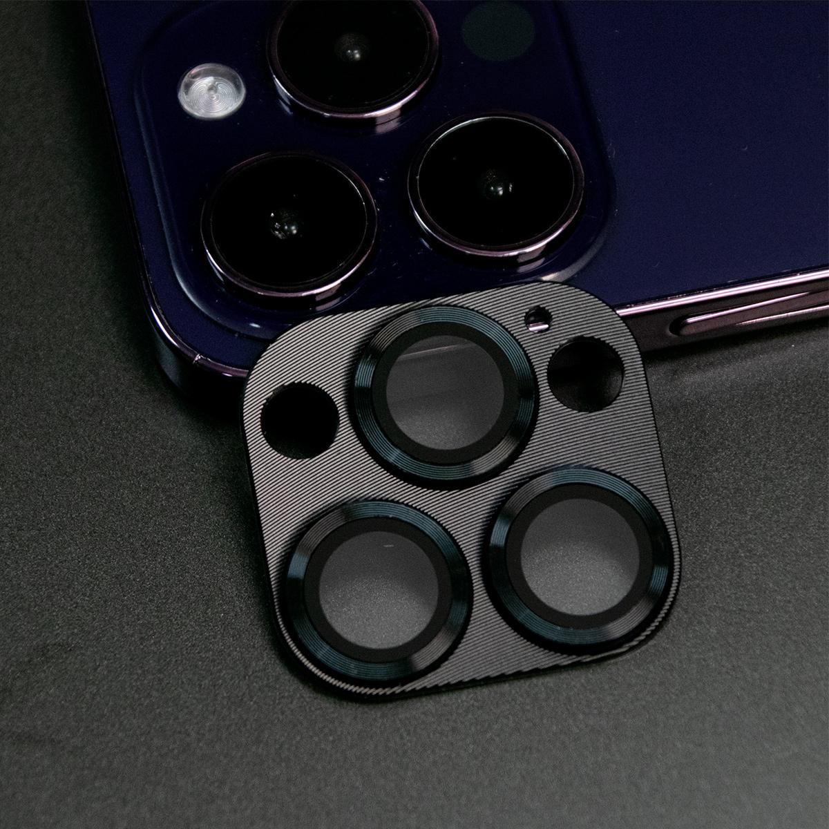 3D Metal Glass Camera Lens Protector Cover For iPhone 16 15 14 13 12 Plus Pro Max