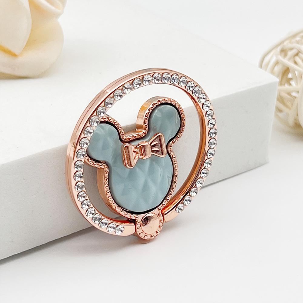 Phone Case Mouse Head Plating Bear Teddy Ring Small Phone Stands