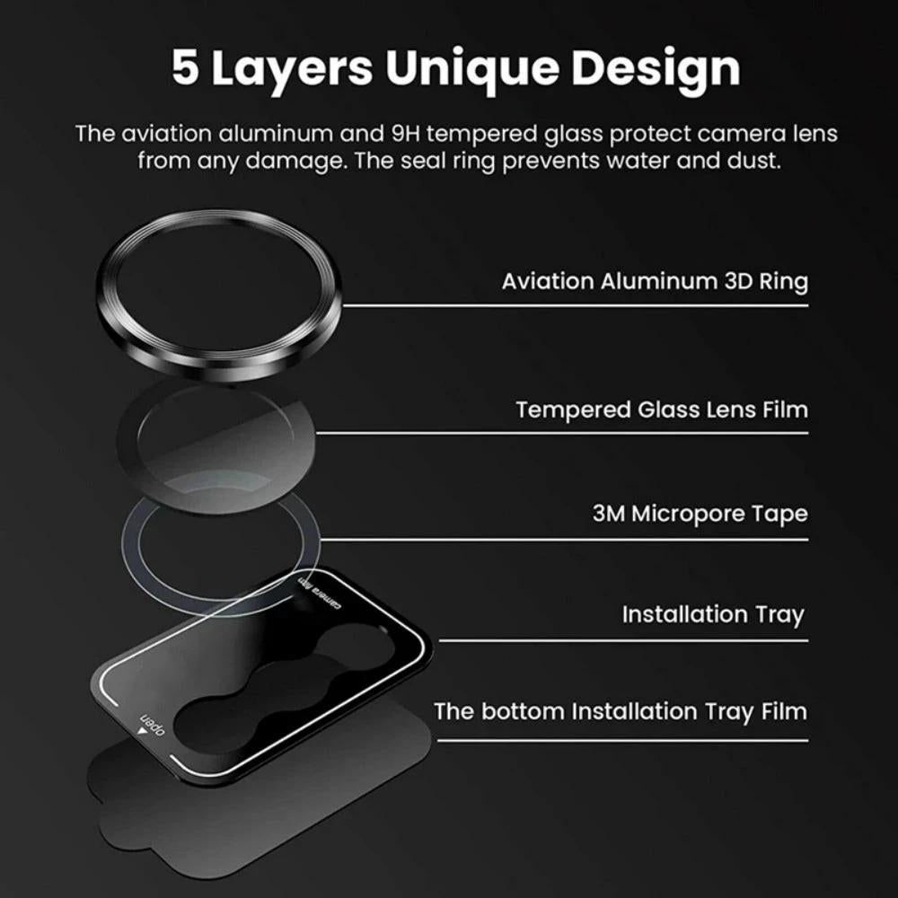 Metal Camera Protector For Samsung A55 A35 A15 A25 Camera Cover Metal Lens Glass Ring