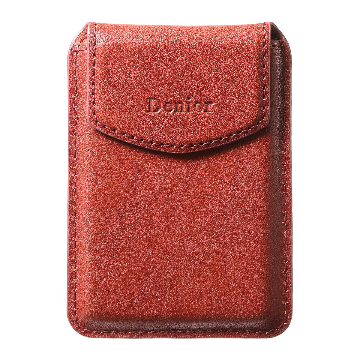 V14 Magnetic Card Pocket for iPhone 16 15 14 13 12 11 Pro Max XS X Case Genuine Leather Wallet Bag ID Holder Stand for Samsung S24 S23 Ultra