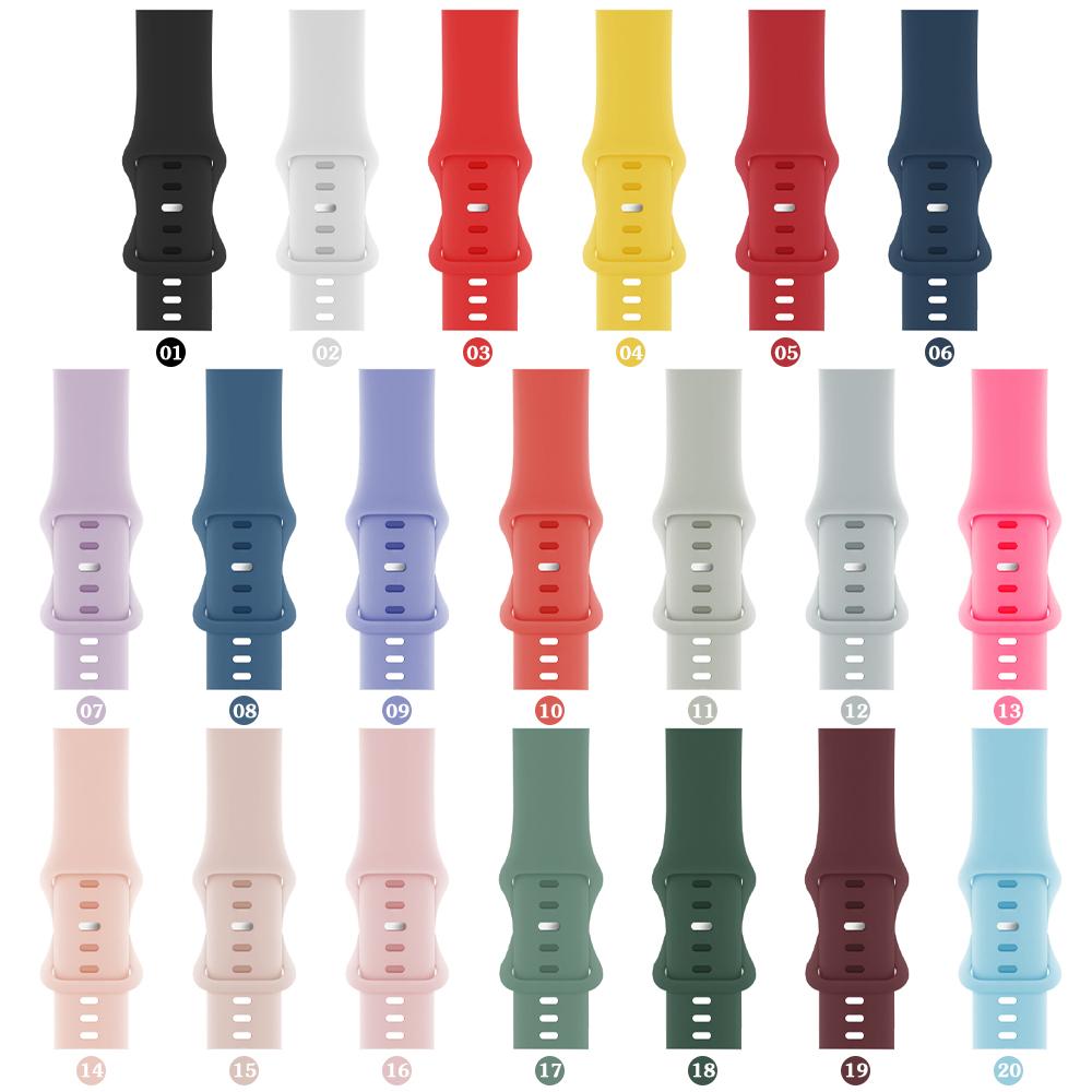 Silicone Strap for Apple Watch Band Ultra 49mm 45/44/42mm Watchbands 41/40mm iwatch Rubber Sport Bracelet on iWatch Series 76543
