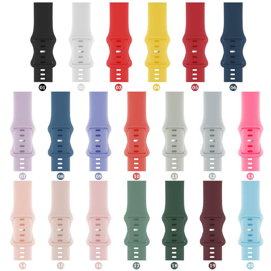 Silicone Strap for Apple Watch Band Ultra 49mm 45/44/42mm Watchbands 41/40mm iwatch Rubber Sport Bracelet on iWatch Series 76543