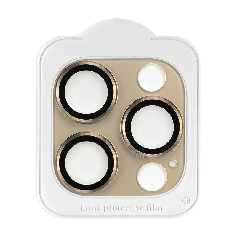 For iPhone 16 15 14 13 12 11 Plus Pro Max, 3D High Definition Metal Glass Camera Lens Protector Cover