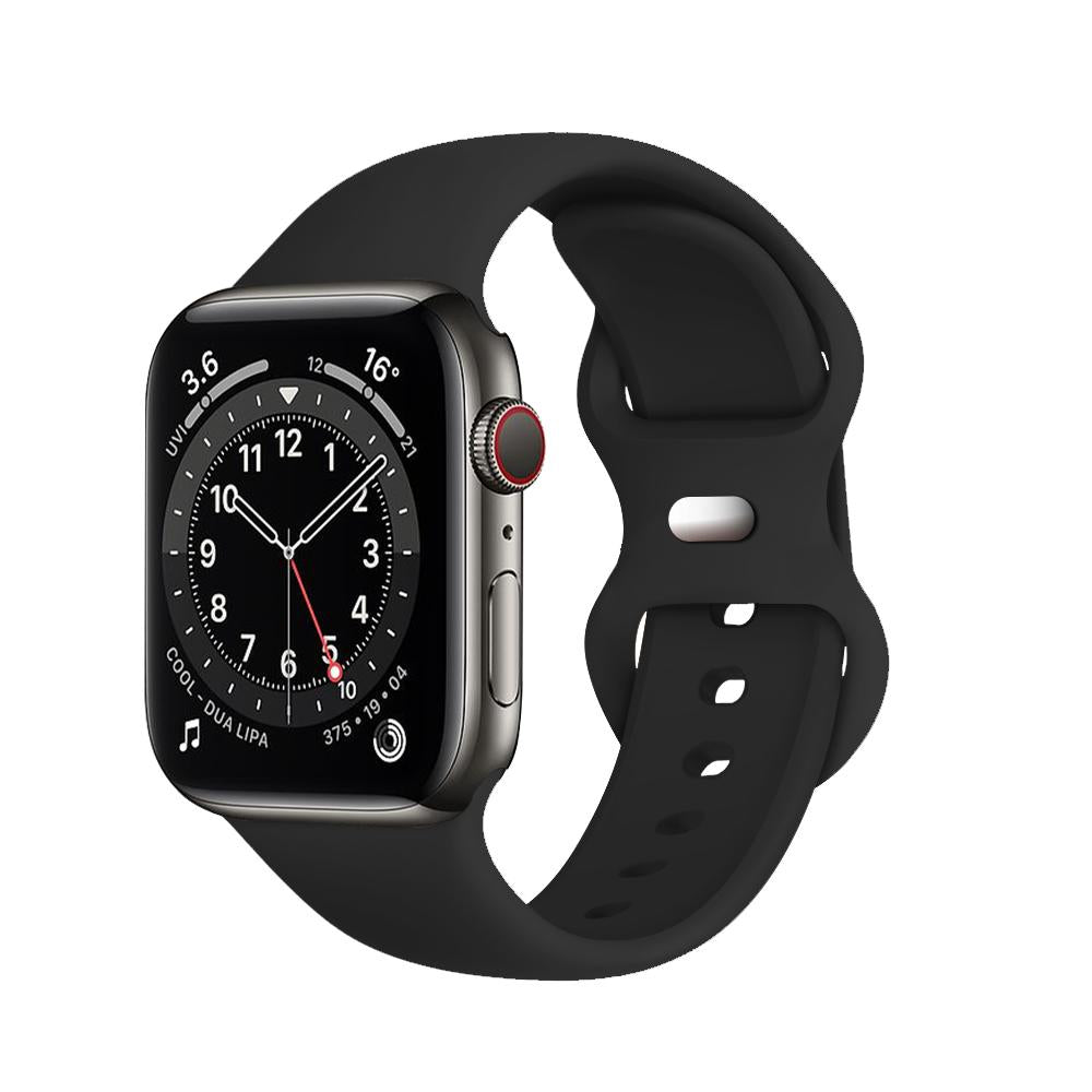 Silicone Strap for Apple Watch Band Ultra 49mm 45/44/42mm Watchbands 41/40mm iwatch Rubber Sport Bracelet on iWatch Series 76543
