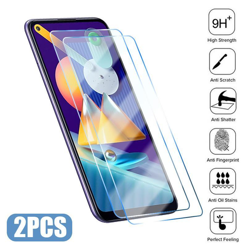 2Pcs High Definition Tempered Glass For Infinix Hot 50Pro+ 50Pro 50 50i 40 40i 40Pro 30i Smart 8 7 6 Screen Protector