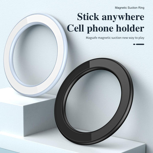 Magnetic Suction Ring Holder For iPhone 16 15 14 13 12 For Magnetic Phone Case Magnet Wall Mobile Phone Holder Magnetic Car Phone Stand for Magsafe Case iPad Tablet