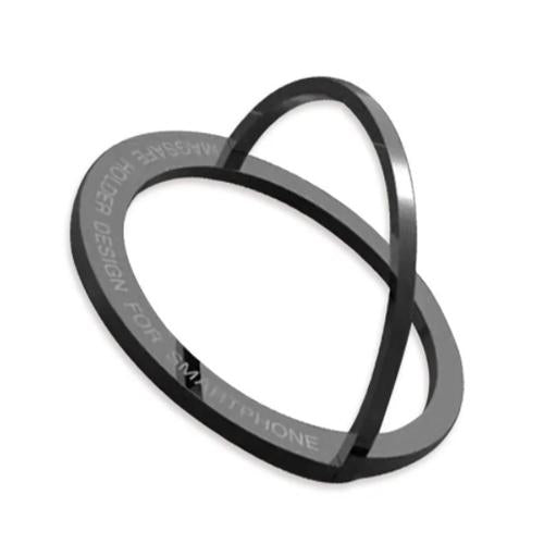 Alloy Build-In Magnet Ring Phone Holder Mag Safe Kickstand Design for iPhone 16 15 14 13 12 & Universal Smart Phones