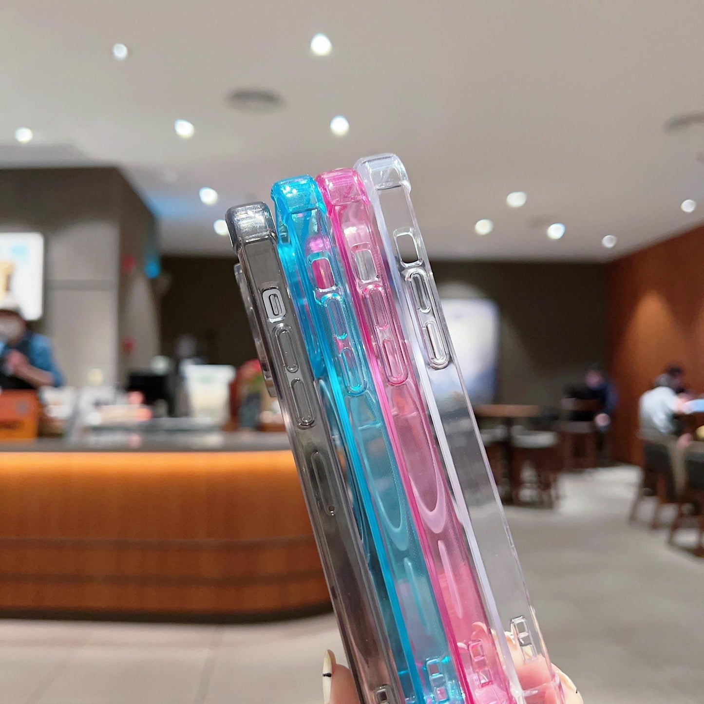 For iPhone 16ProMax 16 15 14 13 12 11 Plus Pro Max Phone Case, Four Corner HD Transparent Magnetic Acrylic Slim, Clear Camera Protection Shockproof Hard Full Cover