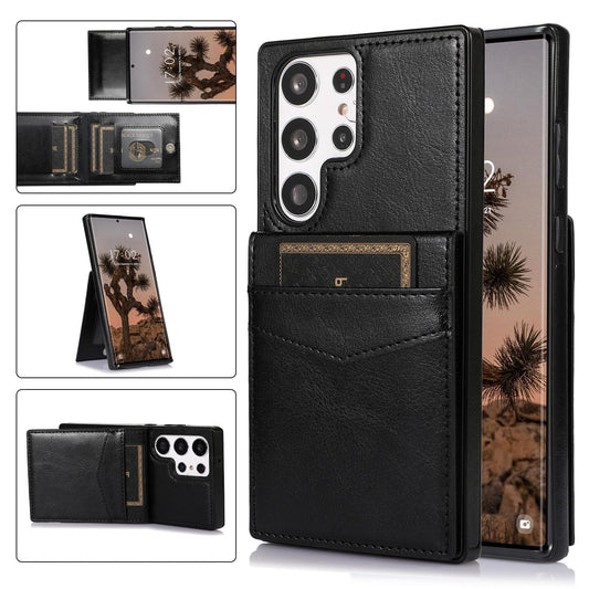 Flip Leather Card Holder Wallet Case For Samsung Galaxy A12 A13 A15 A33 A52 A53 A14 A54 A72 A73 4G 5G Note 20 Ultra Stand Cover