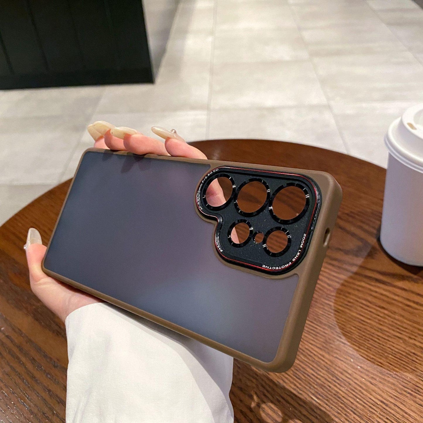 Metal Len Hardware Phone Case, Camera Lens Protection PC Hard Cover, With Shockproof Anti-Fall Bumper For Samsung S25Ultra S25+ S25 S24Ultra S24+ S24 Full Cover