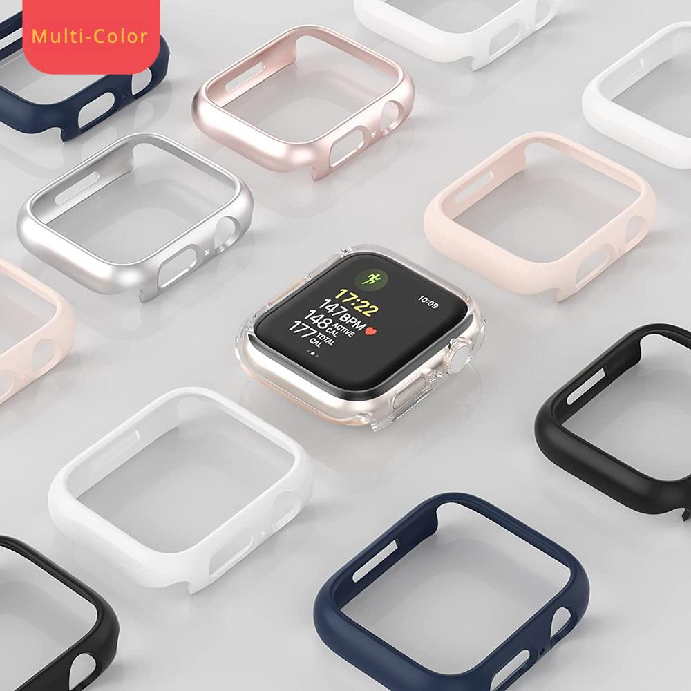 Coque mate pour Apple Watch 45 mm 41 mm 38 mm 42 mm 40 mm 44 mm, coque de protection rigide en PC pour iWatch SE 9 8 7 6 5 4 3 2 1