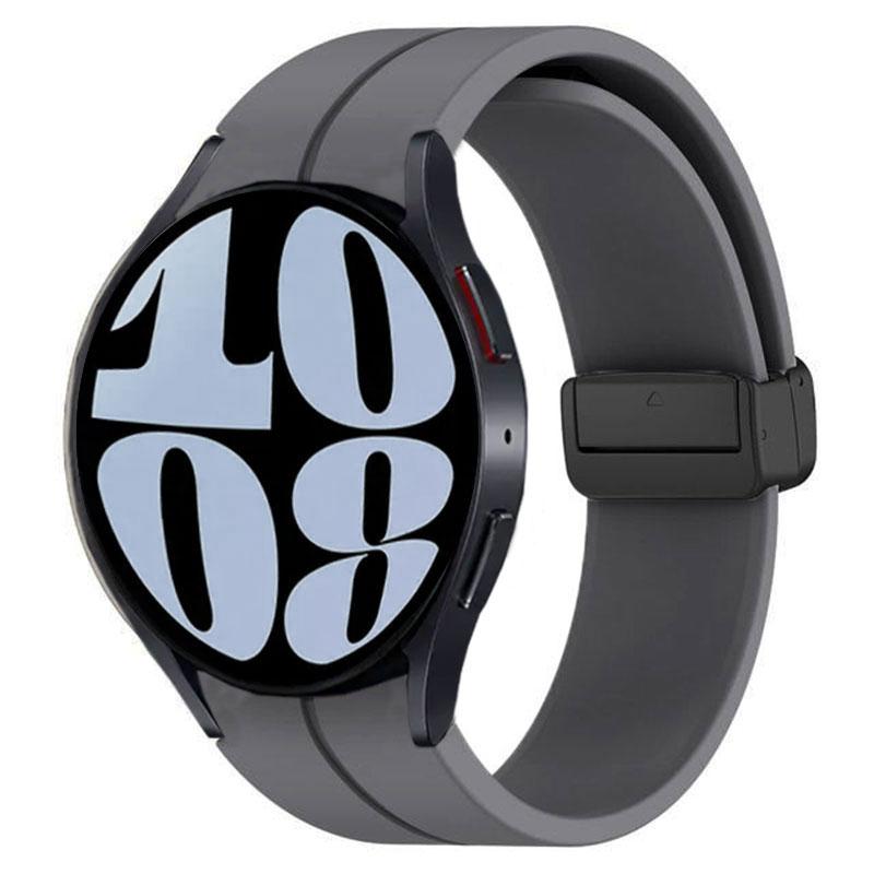 Silicone Band for Samsung Galaxy Watch 6 Classic Strap 47mm 43mm 44mm 40mm Magnetic Buckle Galaxy Watch