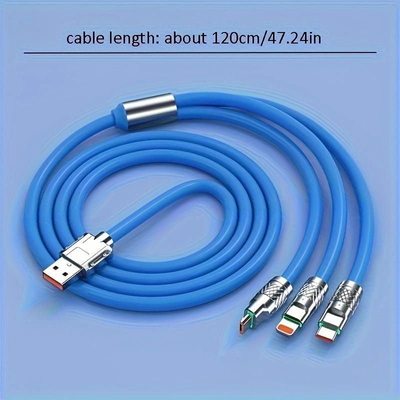 120W Super-Fast USB-C Charging Cable - Lighting Quick for IPhone & More - Durable, Universal, Full-Speed Performance