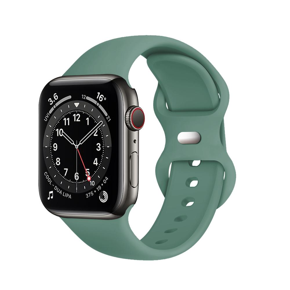 Silicone Strap for Apple Watch Band Ultra 49mm 45/44/42mm Watchbands 41/40mm iwatch Rubber Sport Bracelet on iWatch Series 76543