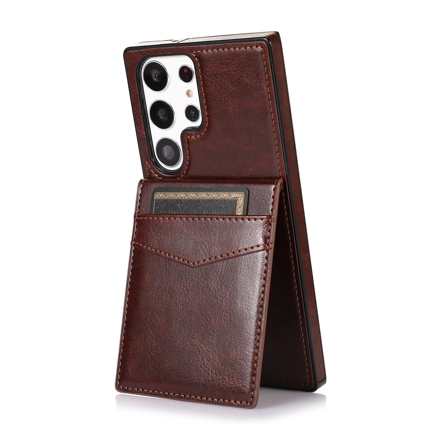 Flip Leather Card Holder Wallet Case For Samsung Galaxy A12 A13 A15 A33 A52 A53 A14 A54 A72 A73 4G 5G Note 20 Ultra Stand Cover