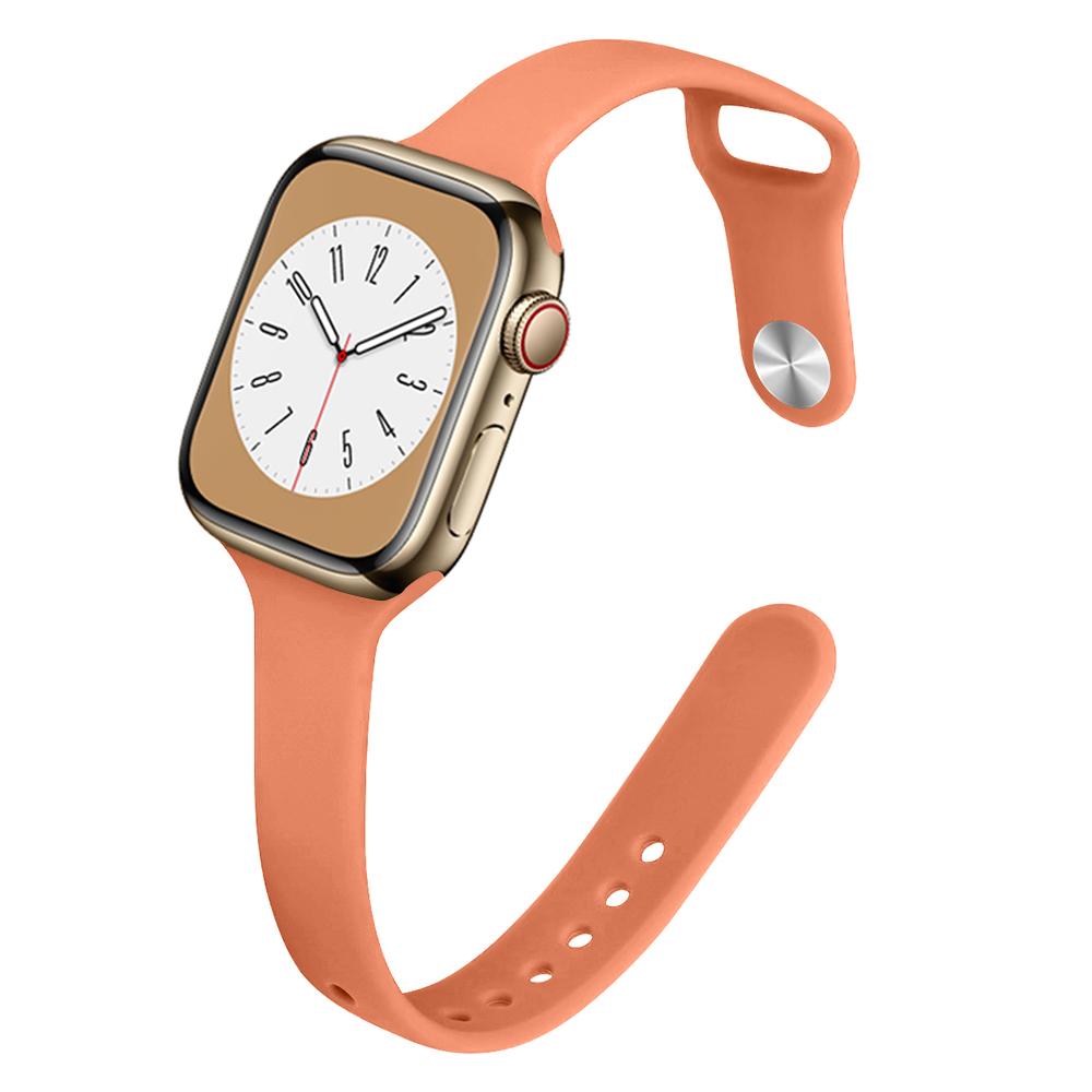Silicone Sport Strap For Apple Watch Band 44mm 40mm 45mm 49mm 41mm 38mm bracelet iwatch series 9 7 6 5 4 se 8 ultra 2