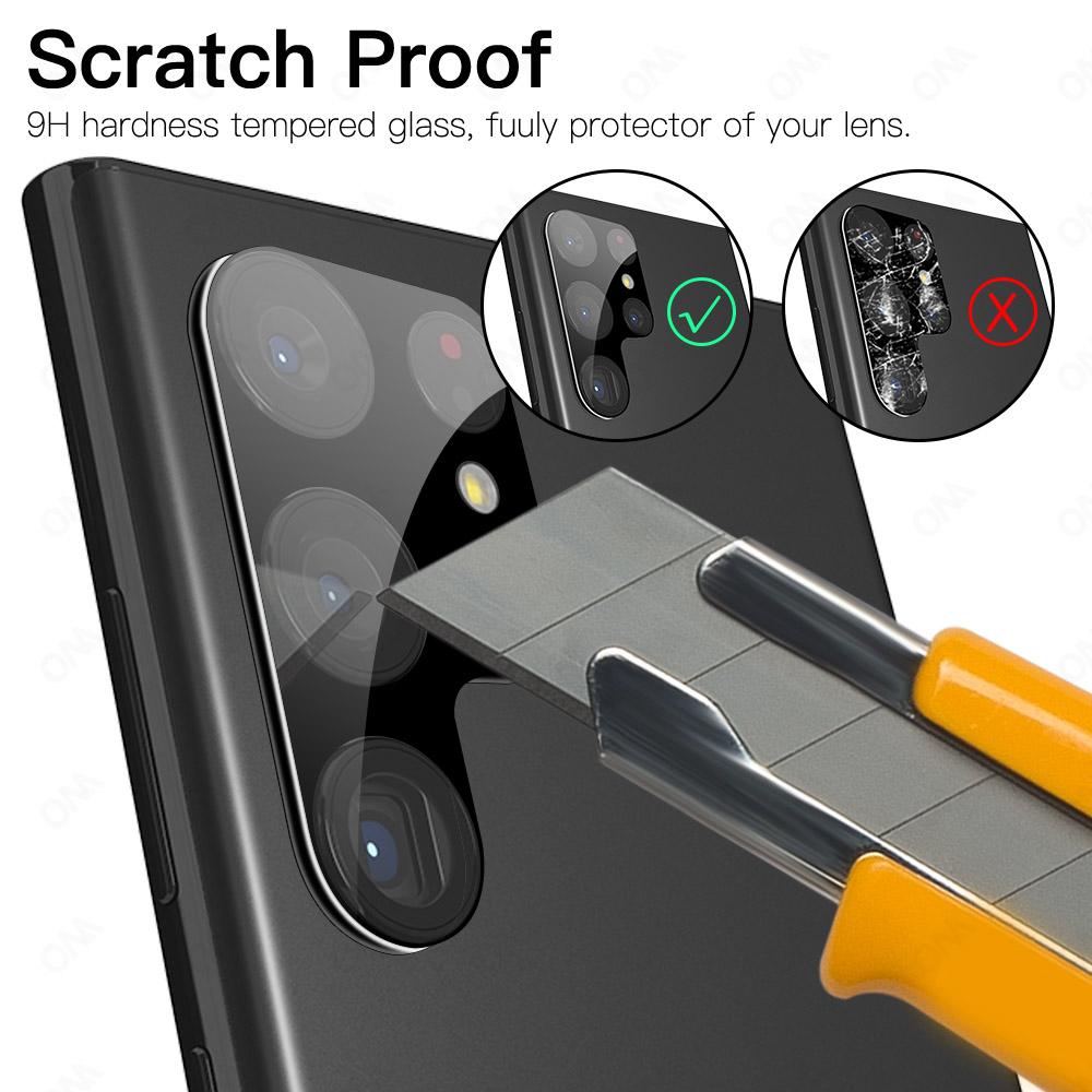 3Pcs Full Cover Glass Camera Lens Protector for Samsung Galaxy S25Ultra  S25 S24 Ultra Plus FE Back Camera Tempered Glass Cover