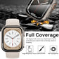 PC Firm Cover for Apple Watch Case 45mm 41mm 44mm 40mm 42mm 38mm Glass Appearance Upgrade ultra iWatch Series 9 8 7 SE SE2 6 5 4