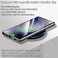 Privacy Tempered Glass Front Acrylic Magnetic Ring Black Cover Double Sided Magnetic Phone Case for Samsung S25Ultra S25 S24 S23 S22 S21 Metal Frame Anti-peep Full Case with Len Protection