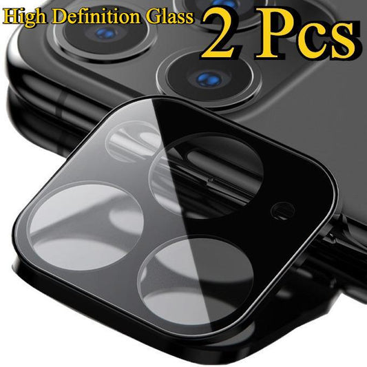 Clear High Definition Full Glass Camera Lens Transparent Cover Protector For iPhone 16 15 14 13 12 11 Pro Max