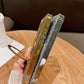 Luxury Rhinestone Glitter Plating Slim PC Phone Case with Gyro Kickstand For iPhone 16ProMax 15 14 13 Hard Full Cover