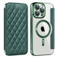 For iPhone 16 15 14 13 Pro Max Phone Case, Luxury Magnetic Suction Flip Business Wallet Card Slot Leather for Magsafe With Lens Film Anti-Fall Full Cover