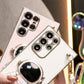 Astronaut Holder Crossbody Lanyard Phone Case For Samsung S25 S24 S23 S22 S21 Note20 Soft TPU Back Cover