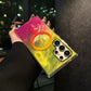 Glacier Gradient Laser Glitter Strong Magnetic HD Transparent PC Slim Phone Case For Samsung S25Ultra S25 S24 S23 S22 Shockproof Hard Full Cover