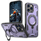 Anti-Dust Matte Anti-Fall Heavy Duty Protection Shockproof Strong Magnetic Phone Case With Rotating Metal Kickstand for iPhone 16ProMax 16 15 14 13 12 11 XR Bumper Hard Full Cover