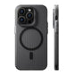 Corrugated Transparent Matte Magnetic Wireless Charger Phone Case For iPhone 16 15 14 13 Pro Max Armor Bumper Shockproof Cover