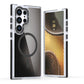 Laser Gradient Chameleon Strong Magnetic Wireless Charging Phone Case For Samsung S25Ultra S25 S24 S23 S22 S21FE A06 A15 A16 A25 A35 A36 A53 A54 A55 Metal Frame Acrylic Shockproof Hard Cover
