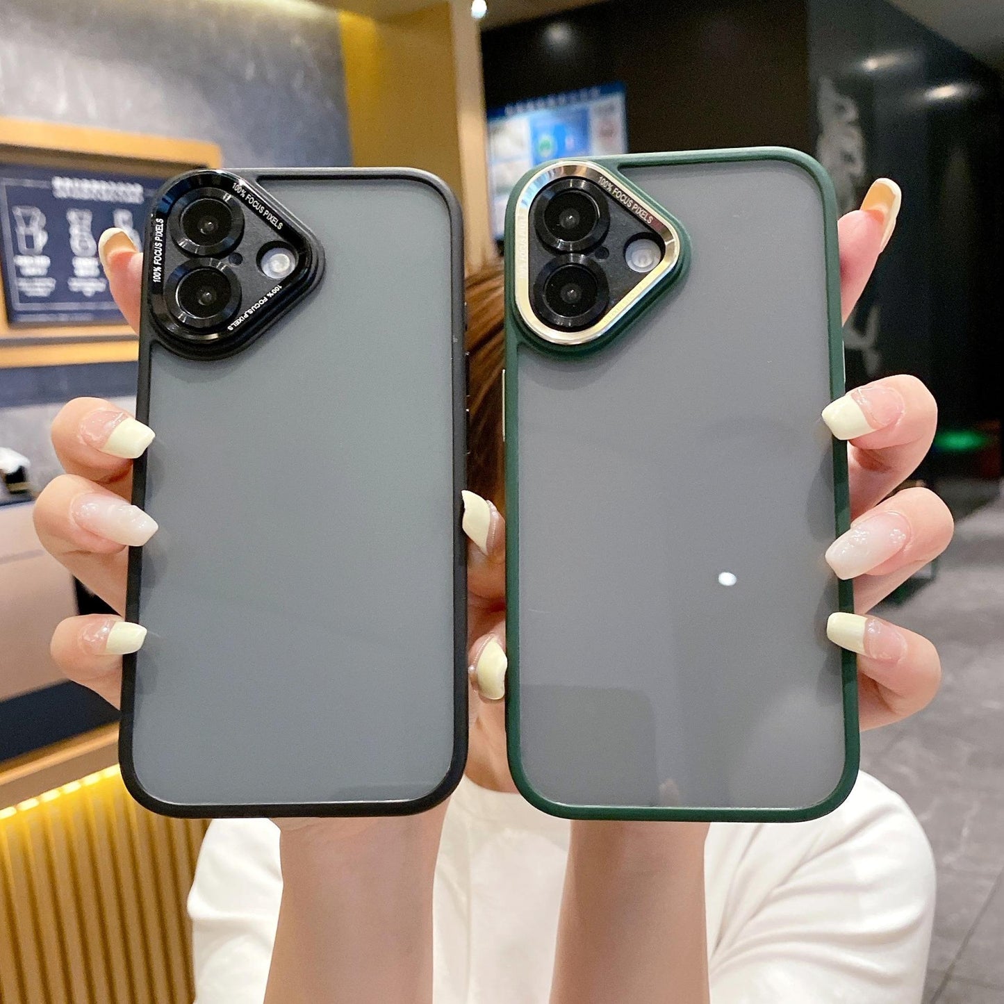 Crystal High Definition Clear Phone Case For iPhone 16ProMax 16 15 14 13 12 11 Pro Max Plus Transparent HD Metal Len Protection Hardware Hard Full Cover