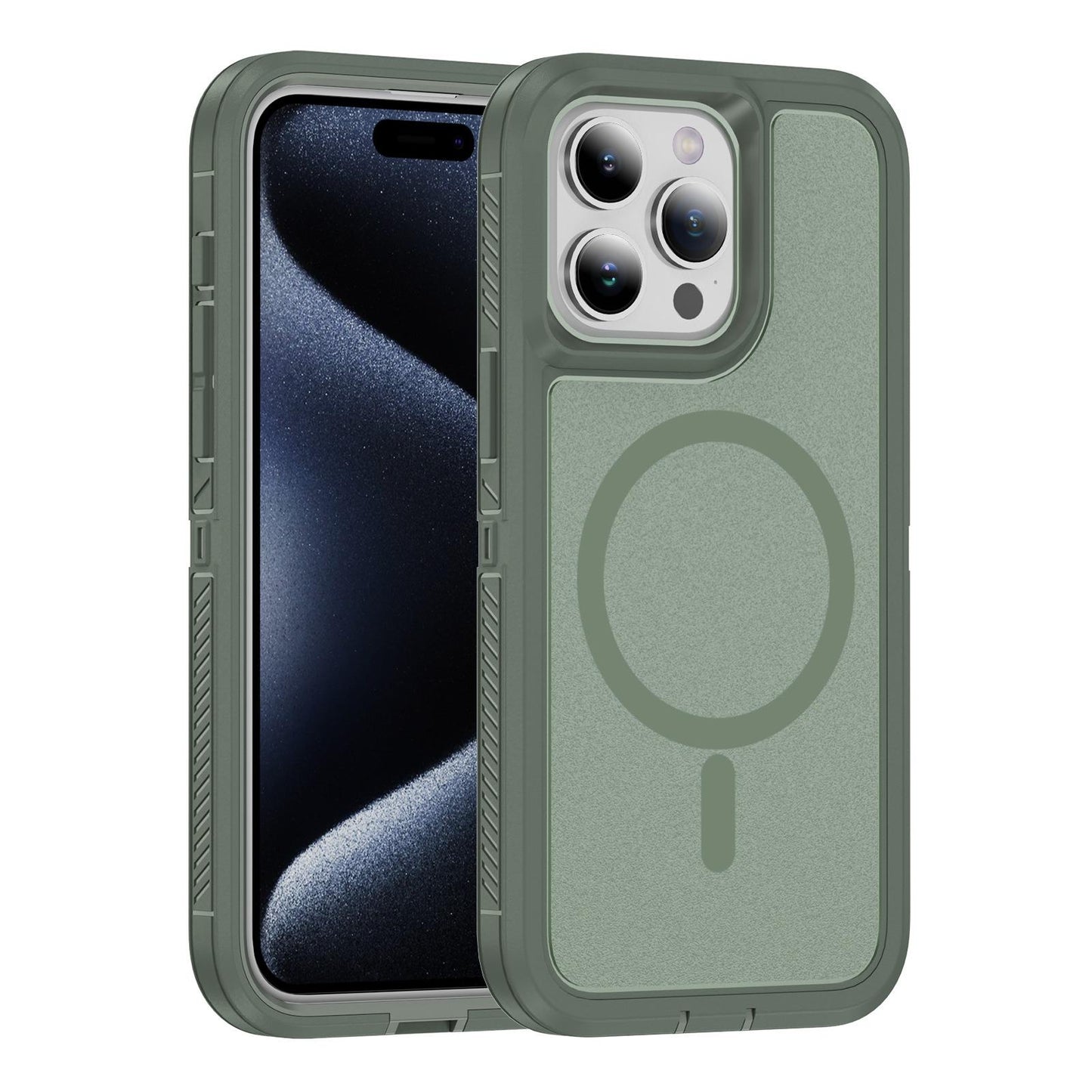 Anti-Dust Matte Anti-Fall Heavy Duty Protection Shockproof Strong Magnetic Phone Case for iPhone 16ProMax 16 15 14 13 12 11 XR Bumper Hard Full Cover