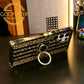 Luxury Glitter Retro Astral Phantom TPU Shockproof Phone Cover with Ring Kickstand For iPhone 16 15 14 13 12 11 X/XS XSMax XR Fashion Geometric Square Soft Phone Case