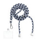6MM Colorful Adjustable Crossbody Phone Lanyard Strap Mobile Phone Hanging Rope Detachable Rotatable Clasp Phone Neck Straps Anti-lost Lanyards for Telephone Jewelry