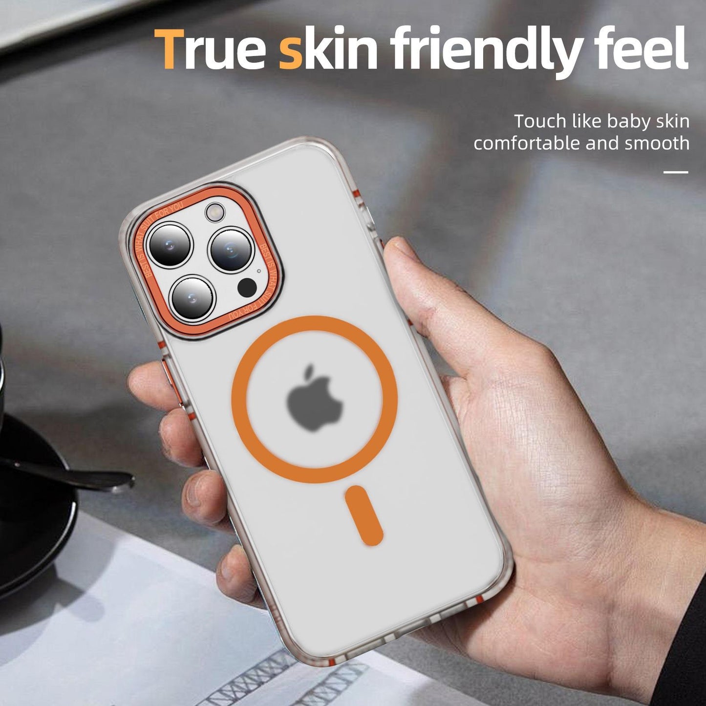 Matte Transparent Anti-Dust Anti-Fall Bumper Shockproof Strong Magnetic Phone Case for iPhone 16ProMax 16 15 14 13 12 11 XR Bumper Hard Cover