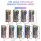 Luxury HD Crystal Clear Glossy Acrylic Phone Case Fine Line For Magsafe For Samsung S25Ultra S24 S23 S22 A36 A55 A56 Metal Camera Frame Key Magnetic Hard Back Cover