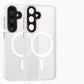 Premium Matte Metal Len Hardware Magnetic/Non Magnetic Phone Case, Camera Lens Protection PC Hard Cover, With Shockproof Anti-Fall Bumper For Samsung S25Ultra S25+ S25 Full Cover