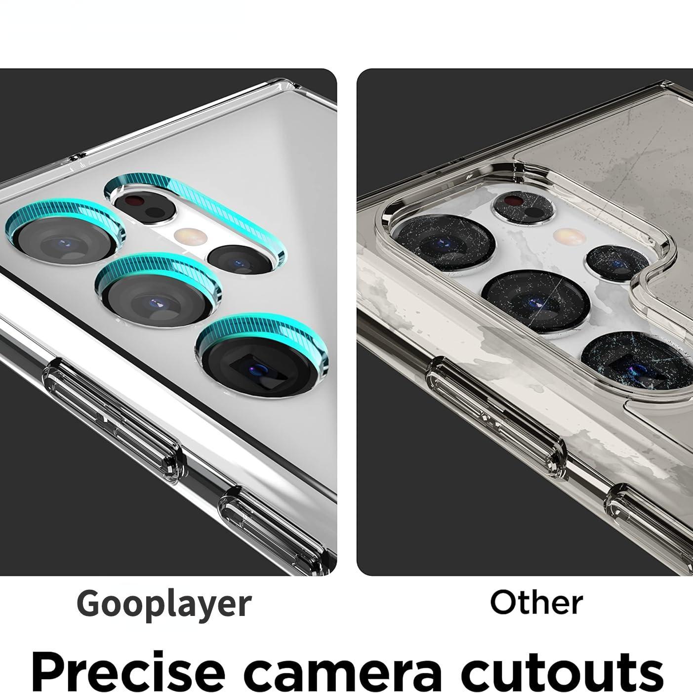 Crystal HD Clear Strong Magnetic Polycarbonate Ultra Hard Protective Shockproof Phone Case for Samsung S25 S25+ S25Ultra S24 S24+ S24Ultra S23Ultra - Precise Camera Cutouts Full Back Cover
