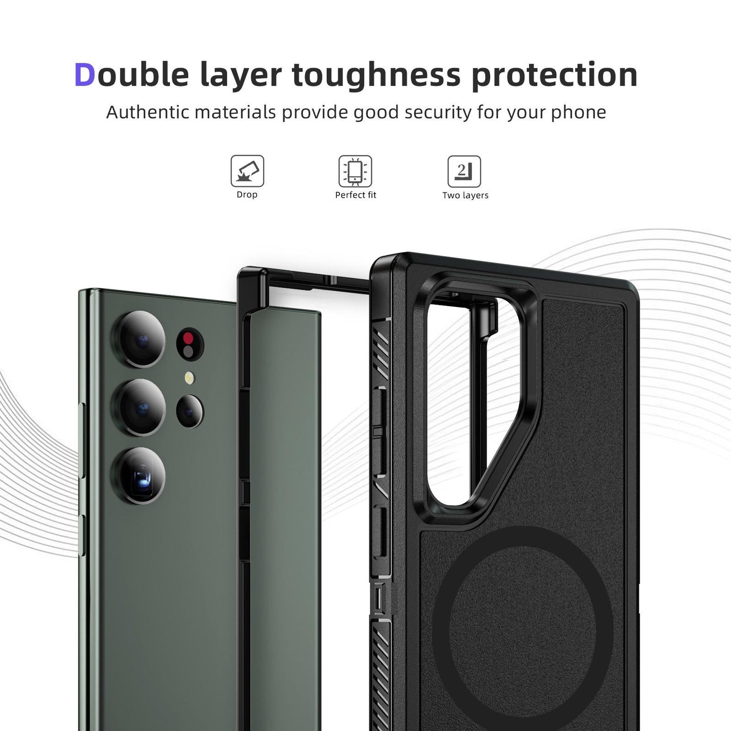 Anti-Dust Matte Anti-Fall Heavy Duty Protection Shockproof Strong Magnetic Phone Case for iPhone 16ProMax 16 15 14 13 12 11 XR Bumper Hard Full Cover